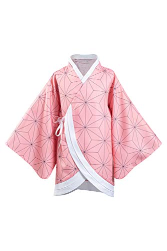 Cosplaypark Kids Kamado Nezuko Cosplay Costume Kimono Outfit Halloween Robe Cloak