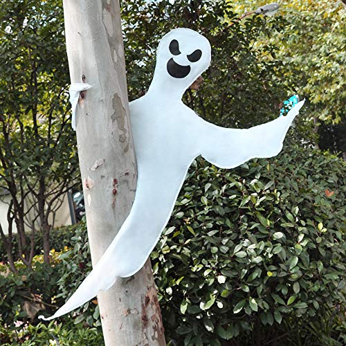 JOYIN 53 Halloween Bendable Tree Wrap Ghost Decoration for Halloween Outdoor, Lawn Decor, Tree, Pilar Decorations, Ghost Party Supplies