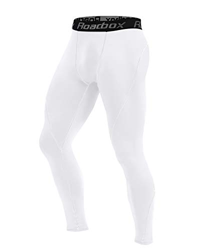 Roadbox Compression Pants Men Cooling Dry Base Layer Bottoms Outdoor Sports Cycling Tights Leggings for Basketball Football Running