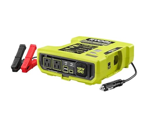 RYOBI ONE+ 18V 800-Watt Max 12V Automotive Power Inverter with Dual USB Ports - RYi8030AVNM