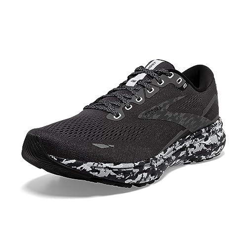 Brooks Women's Ghost 15 Neutral Running Shoe - Ebony/Black/Oyster - 8 Medium