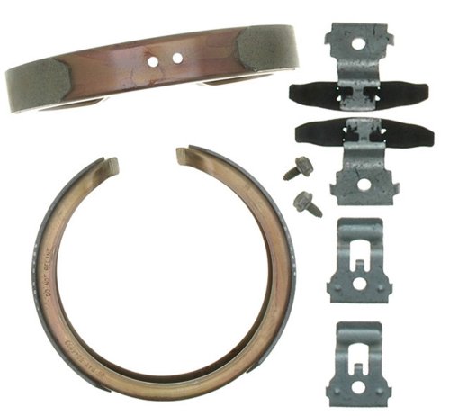 Raybestos Element3 Replacement Drum-in-Hat Rear Parking Brake Shoes Set - For Select Year Buick, Cadillac, Chevrolet, GMC and Oldsmobile Models (781PG)