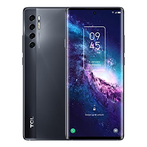 TCL 20 Pro 5G Unlocked Smartphone with 6.67 inch AMOLED FHD+ Display, 48MP OIS Quad Camera, 6GB+256GB, 4500mAh Battery, US 5G Verizon Cellphone, Moondust Gray, Does not Support Sprint/AT&T 5G