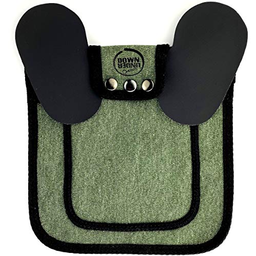 DOWN UNDER OUTDOORS Premium Chicken Saddle, Adjustable Straps to Suit Medium and Large Hens, Poultry Saver, Protector, Apron, Supplies, Products and Equipment, Including Shoulder Cover (Green)