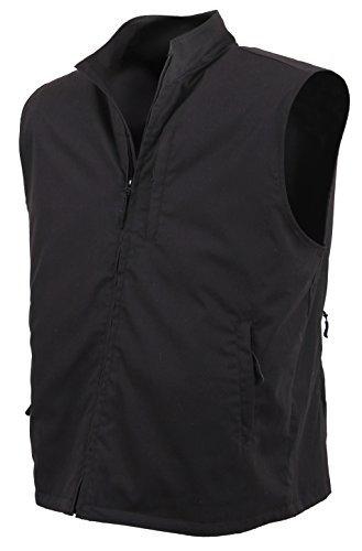 Rothco Undercover Travel Vest, Black, Large