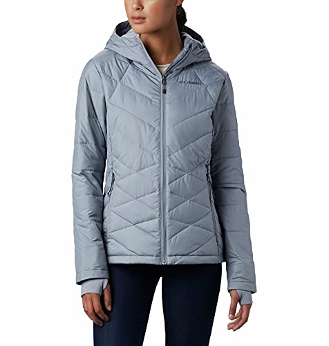Columbia Women's Standard Heavenly Hooded Jacket, Tradewinds Grey, Small
