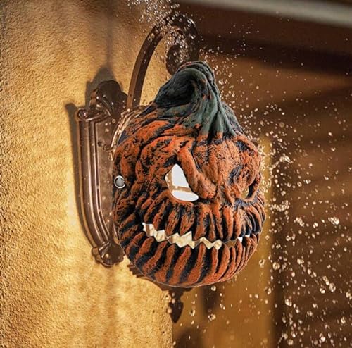 Halloween Decorations Outdoor Pumpkin Porch Light Covers, 2 Pcs Halloween Porch Light Covers for Front Door, Garage, Porch, Outdoor