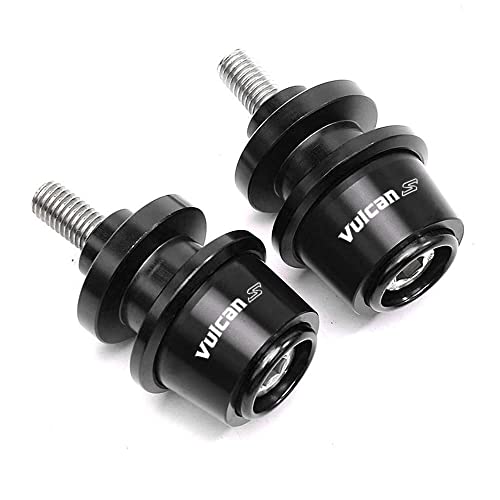 Motorcycle Accessories Aluminum Swing arm Spools Slider Stand Screw Fits For KAWASAKI Vulcan S 650 2015-2021 (Black)