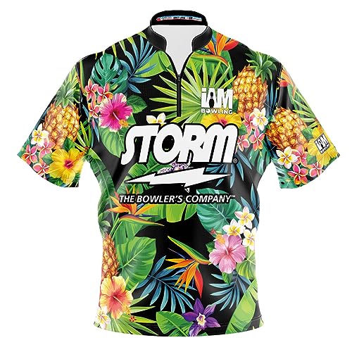 Logo Infusion Dye-Sublimated Bowling Jersey (Sash Collar) - I AM Bowling Fun Design 2033-ST - Storm (Large)