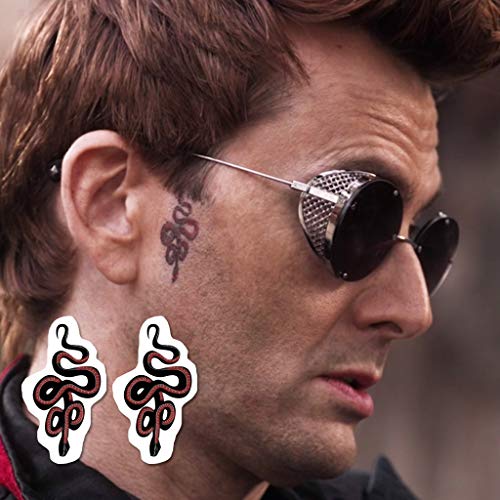 Crowley Snake Temporary Tattoo (Set of 2)