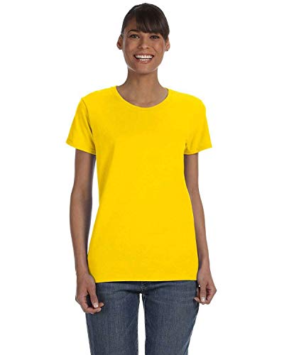 Gildan - Heavy Cotton Women's Short Sleeve T-Shirt - 5000L - Daisy - Large