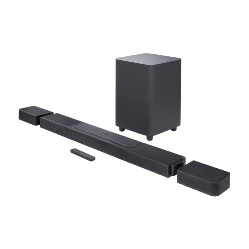 JBL Bar 1300X: 11.1.4-Channel soundbar with Detachable Surround Speakers, MultiBeam, Dolby Atmos and DTS:X, Black