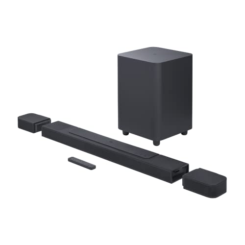 JBL Bar 1000: 7.1.4-Channel soundbar with Detachable Surround Speakers, MultiBeam, Dolby Atmos, and DTS:X, Black
