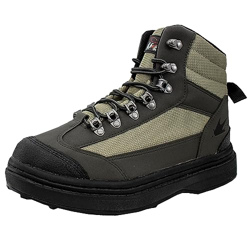 FROGG TOGGS Men's Hellbender Fishing Wading Boot, Cleated, 11