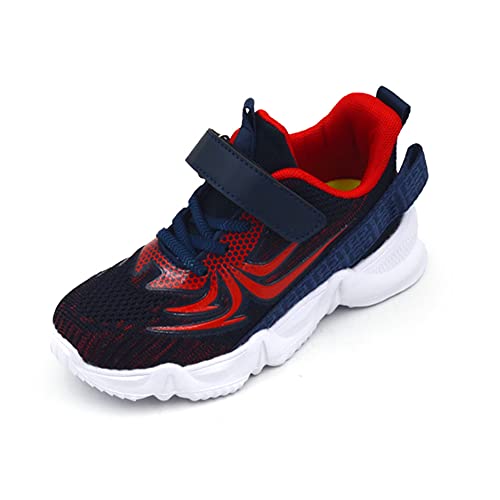 TISGOTAN Kid Sneakers Boy Spider Shoes Trail Running Shoes Walking Shoes TS03 Navy 3 Big Kid