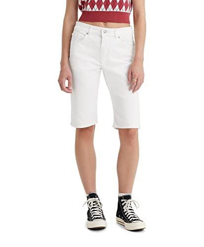 Levi's Women's Bermuda Shorts (Also Available in Plus), (New) Chalk White, 34