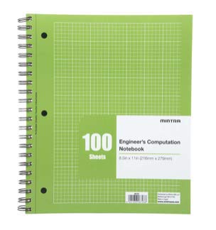 Mintra Office Engineer Notebooks and Pads (Engineer Notebook, 1 Pack)