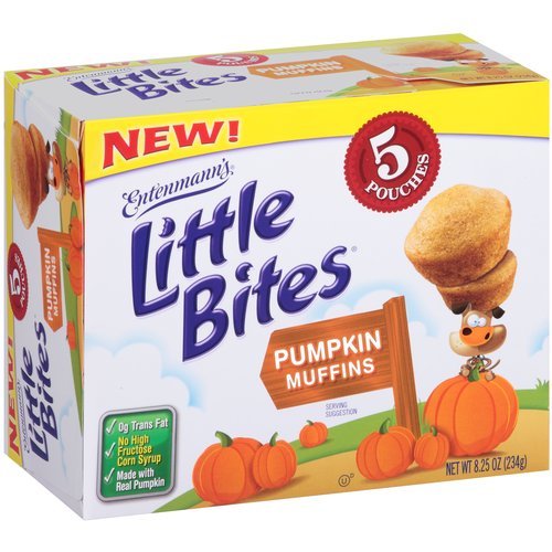 Entenmann's Little Bites Pumpkin Muffins - Pack of 4 (8.25oz Each Box)