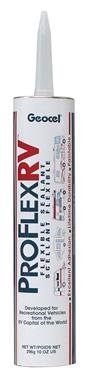 RV Trailer Camper Sealants Proflex Rv Flexible Sealant Clear 10 Oz. Geocel Quantity 3