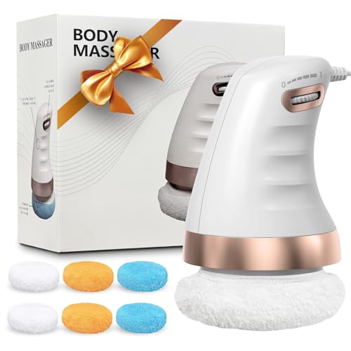 PIEARA Cellulite Massager Electric, Body Sculpting Machine with 6 Skin Friendly Washable Pads, Beauty Sculpt Massager for Belly Legs Arms