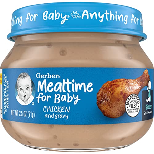 Gerber Chicken and Gravy Baby Food, 2.5 Oz