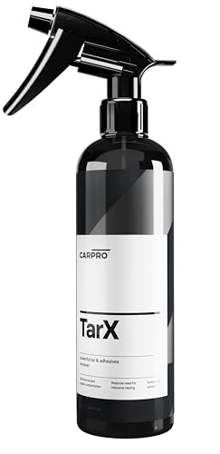 CARPRO TarX Tar & Adhesive Remover - 500mL Spray Bottle - Splatter & Stain Removal Auto Care - Degreaser - Bugs, Sap, & Bird Droppings - Automotive Detailing Product - Protection for Your Car or Truck