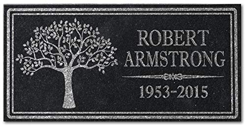 In Loving Memory Personalized Granite Memorial Stone Sympathy Remembrance of Dad Mom Child