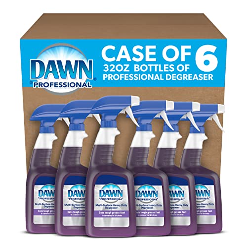 Dawn Professional Multi-Surface Heavy Duty Degreaser Spray, 32 fl oz (Case of 6), Ready to Use for Kitchen, Restaurants, Foodservice, and More