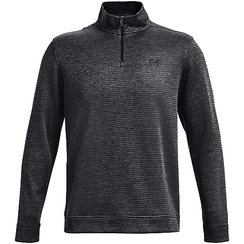 Under Armour mens Storm SweaterFleece Quarter Zip , (001) Black / / Black , Large