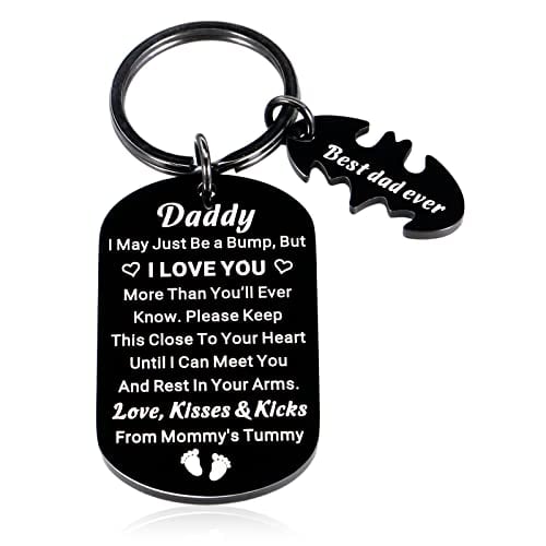 Fathers Day Gift for Dad New Dad Gifts for Men Daddy Dad to Be Gifts First Baby Gift for Dad Daddy Husband Boyfriend from Wife Baby Pregnancy Announcement Gifts Stocking Stuffers Fathers Day Keepsake