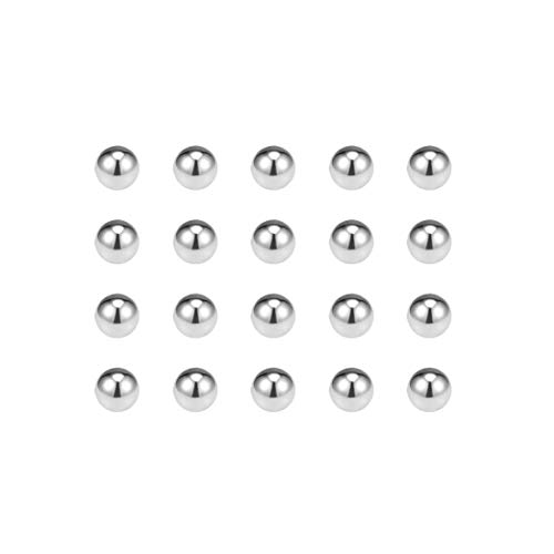 uxcell 5mm Bearing Balls 304 Stainless Steel G100 Precision Balls 100pcs