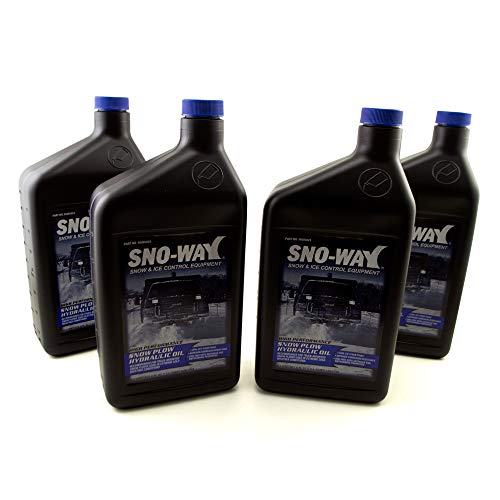 Sno-Way 96005029 Snow Plow Hydraulic Fluid Oil 1 Gallon (Pack of 4 Quarts)