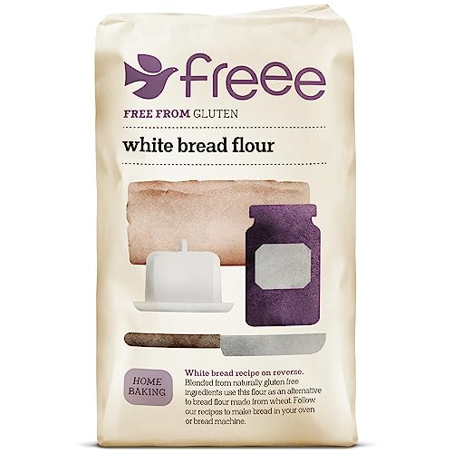 Freee White Bread Flour - 1kg | Premium Gluten-Free All-Purpose Flour for Baking | Ideal for Bread, Rolls, and Pastries | Vegan-Friendly | Finely Milled and Versatile