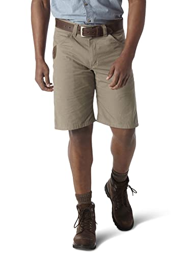 Wrangler Riggs Workwear Men's Technician Short, Dark Khaki, 38