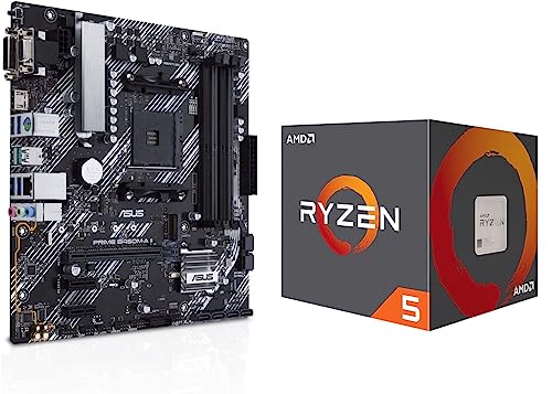 Micro Center AMD Ryzen 5 4500 6-Core 12-Thread Unlocked Desktop Processor Bundle with GIGABYTE B450M DS3H WiFi MATX AM4 Gaming Motherboard