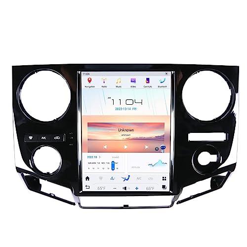 Qualcomm Android 11 Car Radio for Ford F250 F350 2009-2012 F450 F650 2009-2014 Stereo Replacement Head Unit 12.1 Inch 2K IPS Touch Screen Tesla Style Carplay Android Auto Navigation Multimedia Play