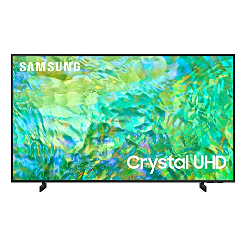 SAMSUNG 50-Inch Class Crystal UHD 4K CU8000 Series PurColor, Object Tracking Sound Lite, Q-Symphony, Motion Xcelerator, Ultra Slim, Solar Remote, Smart TV with Alexa Built-in (UN50CU8000, 2023 Model)