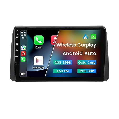 Android 12 Car Radio Stereo for Dodge Grand Caravan 2011-2020, Biorunn 9" Octa Core Built-in Wireless Carplay Android Auto GPS Navi IPS BT FM AM RDS DSP, 2GB RAM 32GB ROM