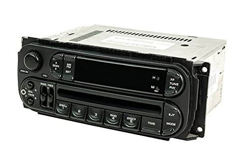 1 Factory Radio AMFM CD Player Upgraded w Aux Input Compatible with 2002-2005 Dodge Neon RBK Slider Ver P05064354