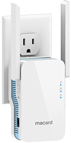 All-New 2023 WiFi Extender 1.2Gb/s Signal Booster  Dual Band 5GHz & 2.4GHz, New Generation up to 4X Faster, Longest Range Than Ever Super Antennas, Signal Amplifier w/Ethernet Port, Alexa Compatible