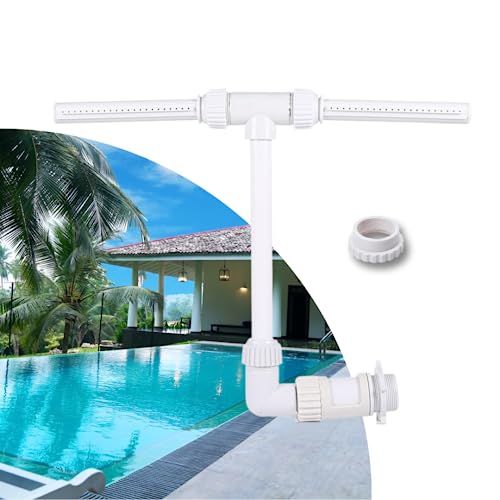 SJR Shop Double Pool Fountain - Above Ground Pool Fountain, Inground Pools Fountain, Pool Waterfall, Pool spayer, Pool Water Fountain, Pool Aerator.