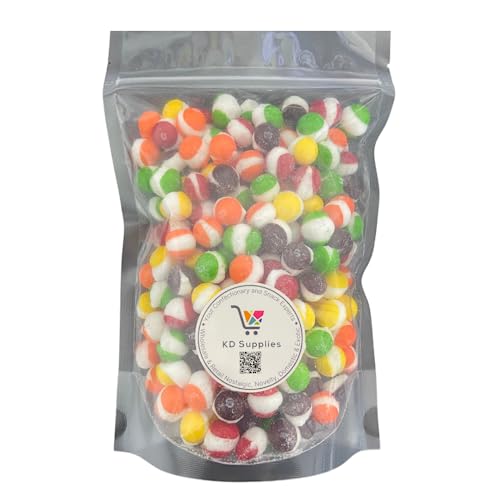 KD Supplies Freeze Dried Skittles (10 oz) - Premium Freeze Dried Crunchy Candy For An Enhanced Flavor (Original Rainbow)
