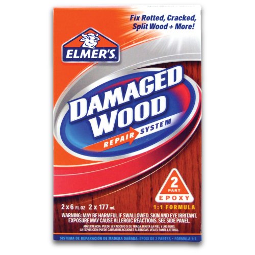 Elmer's E761Q E761L Wood Repair System, 6 oz, White