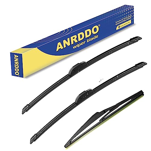 3 Wipers Factory Replacement For Jeep Grand cherokee 2014 2015 2016 2017 2018-2021 Original Equipment Windshield Wiper Blades Set 22"+21"+11" (Set of 3)