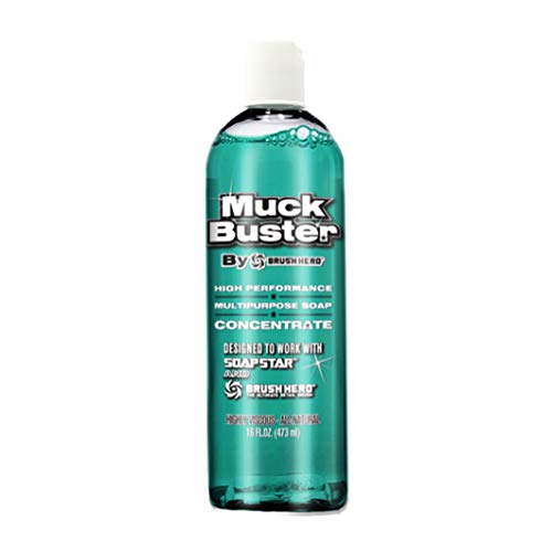 MUCK Buster High Performance Viscous, All-Natural, Biodegradable Multipurpose Soap Concentrate for Car Wash, Home and Garden 16 oz.