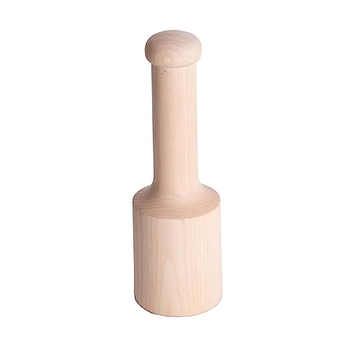 Lehman's Hardwood Froe Striking Mallet, Ergonomic Ball End Comfort Handle Durable Birch Shock Resistance Bell Shaped, Amish Made