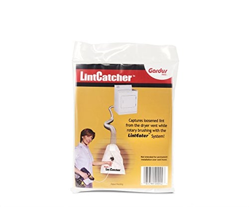 Gardus R4203613 LintEater LintCatcher, to Easily Capture Loosened Lint from Dryer Vent, No Size, white