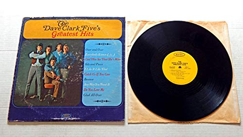 THE DAVE CLARK FIVE'S GREATEST HITS - Epic Records 1966 - USED Vinyl LP Record - 1966 MONO Pressing LN 24185 - Over And Over - Bits And Pieces - Because - Glad All Over - Do You Love Me