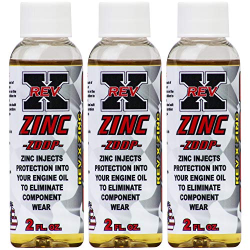 REV X ZDDP Oil Additive - Zinc & Phosphorus (3 Pack)