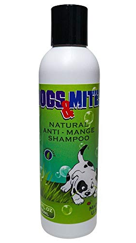 Dog n Mite Anti-Mange Shampoo for Dogs & Puppies with Demodex Mange, Itching, Hot Spot - 6.0 oz